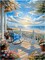 Paint by Numbers for Adult, Paint by Numbers Kit for Adults Beginners, DIY Beach Acrylic Painting on Canvas for Home Wall Art Decor 16x20Inch